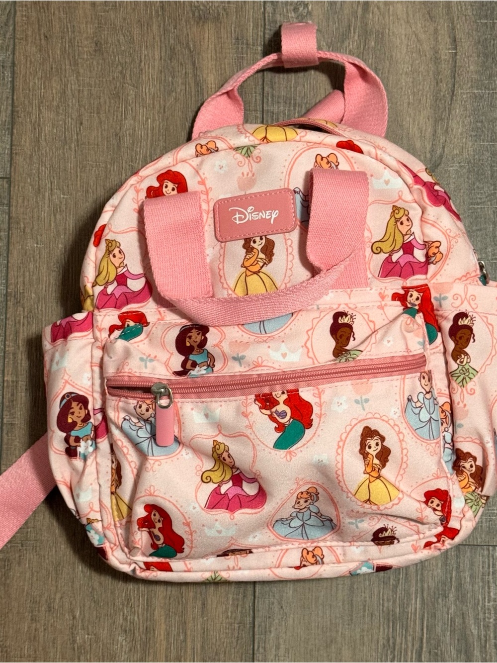 Disney Pink Princesss Pattern Kids Backpack